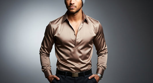 CAMISA ENTALLADA CON DISEÑO LISO