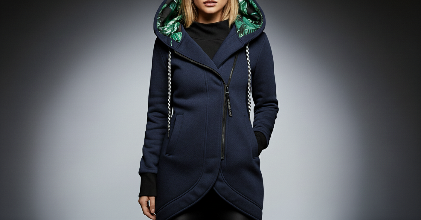 CÁRDIGAN DE INVIERNO CON CAPUCHA