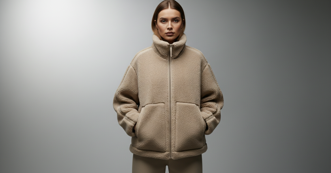 ABRIGO SUAVE DE CUELLO ALTO