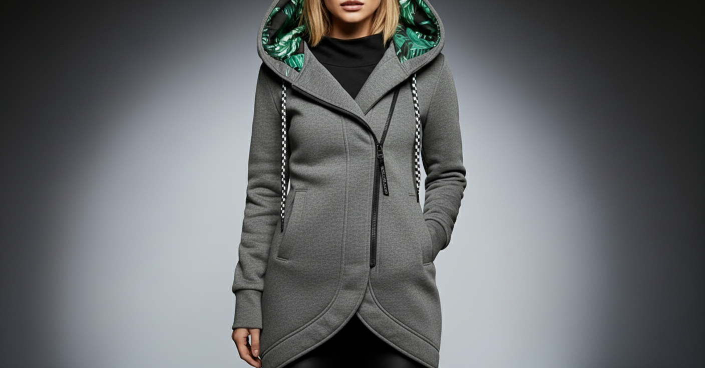 CÁRDIGAN DE INVIERNO CON CAPUCHA